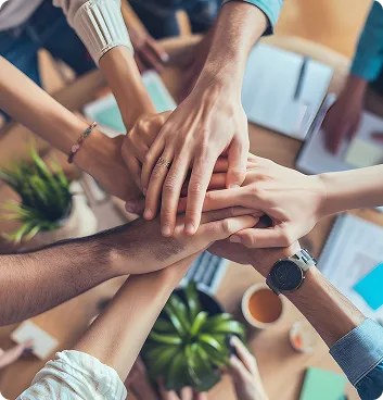 新しいつながりと組織活動のイメージ